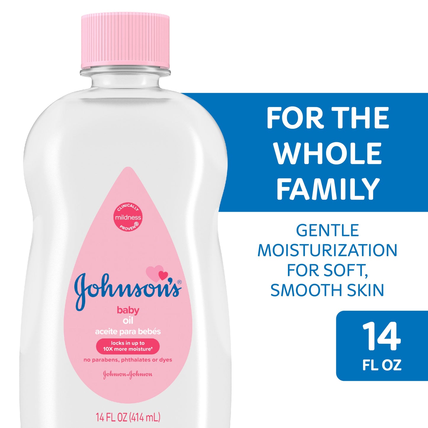Johnson's Baby Pure Mineral Oil - Original - 14 Fl Oz Baby & Toddler Pasteur Pharmacy