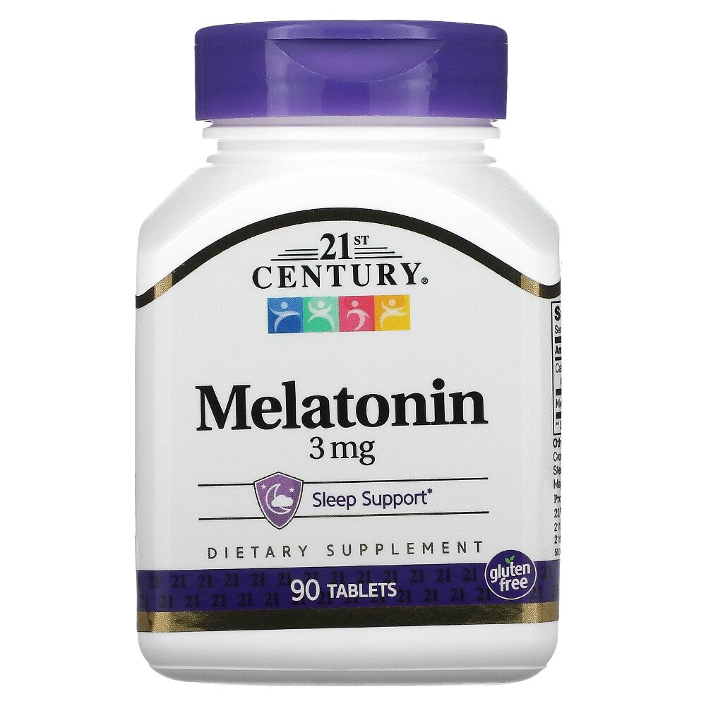 21st Century Melatonin 3 Mg, Tablets 60 Ct Vitamins & Supplements Pasteur Pharmacy