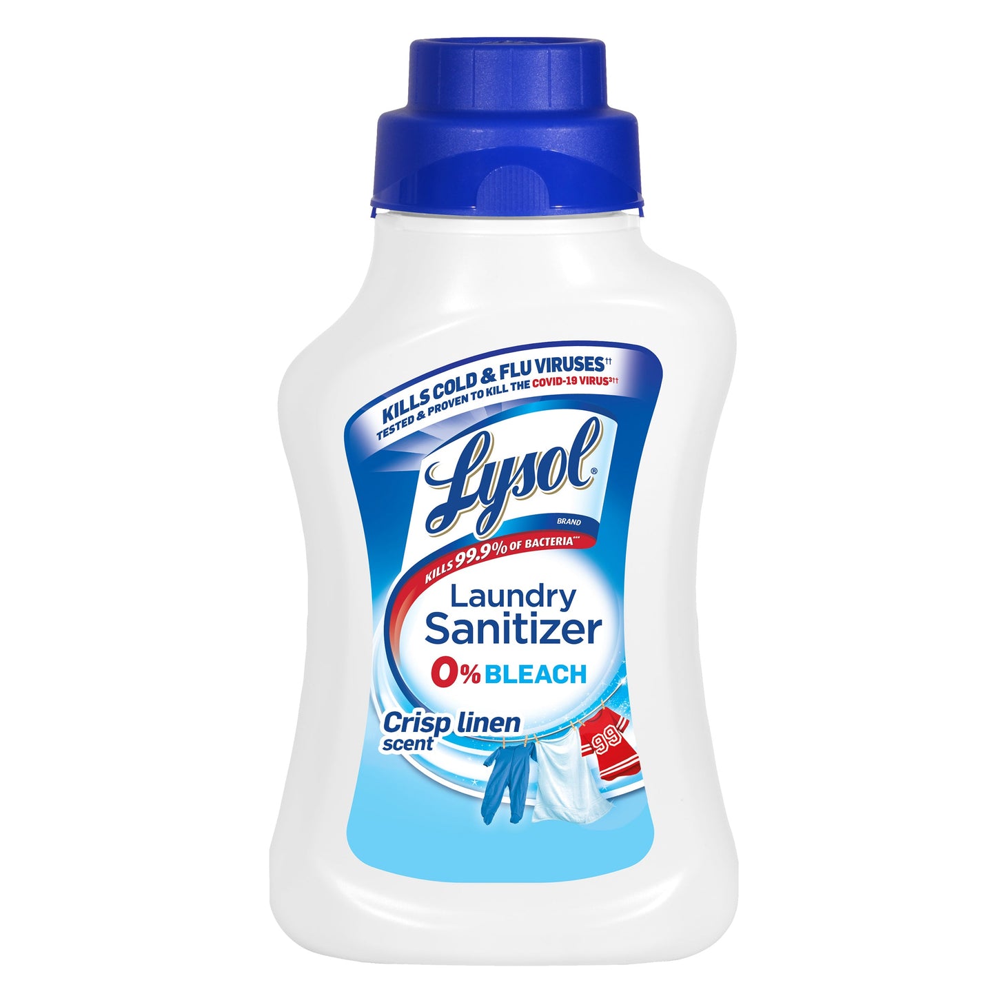 Lysol Laundry Sanitizer Additive, Kills 99.9% of Bacteria, Crisp Linen – 41 fl oz Laundry Supplies Pasteur Pharmacy