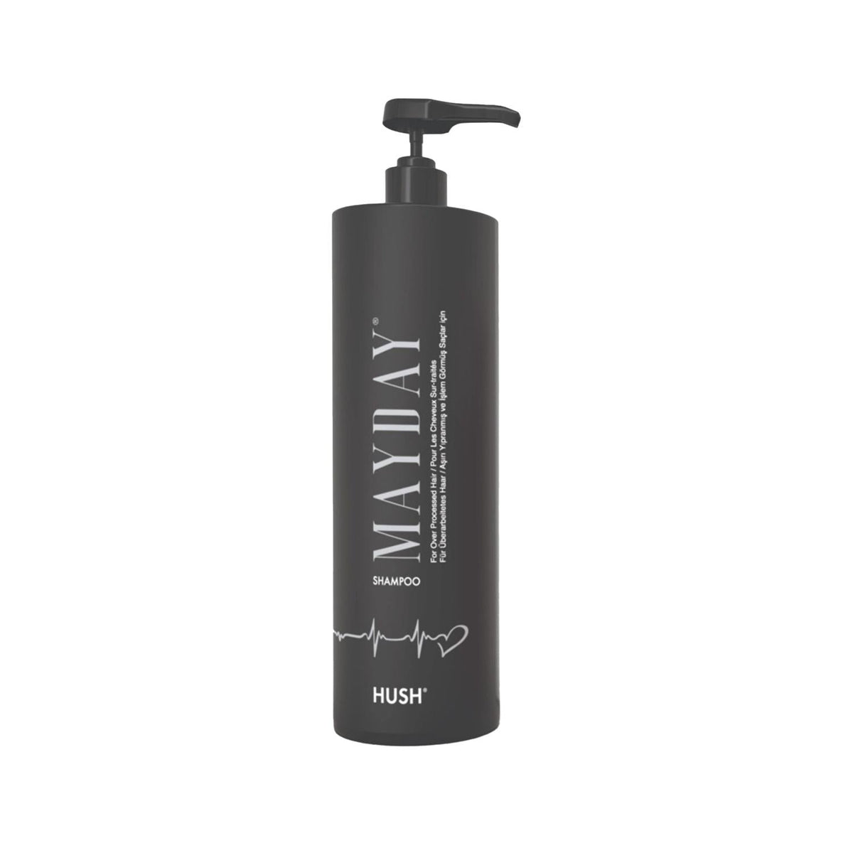 Hush Mayday Shampoo for Treated Hair - 1000ml, Gentle & Effective - Hush