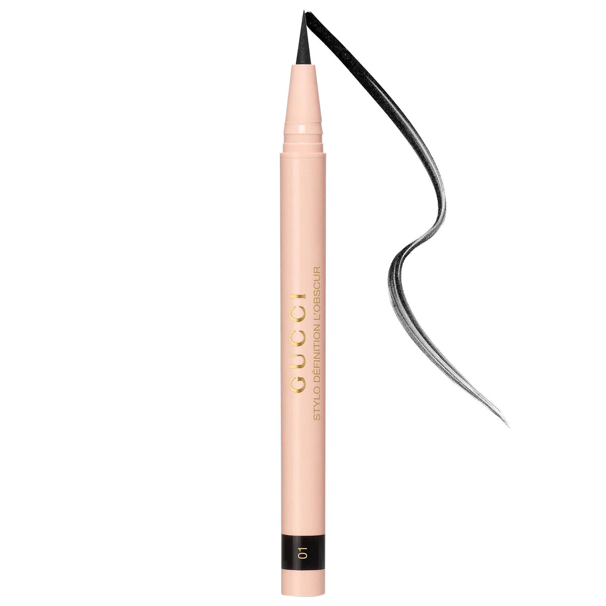 Gucci Beauty Stylo Définition Waterproof Liquid Eyeliner - Precise, Long-Lasting, Chemical-Free Eve Black Shade