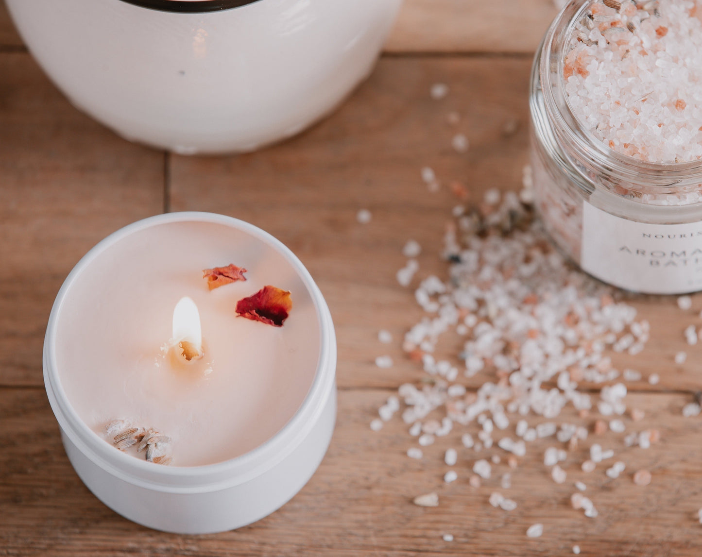 Nourish and Refine Luxury Bath Set Organic Bath Sets Nourish and Refine
