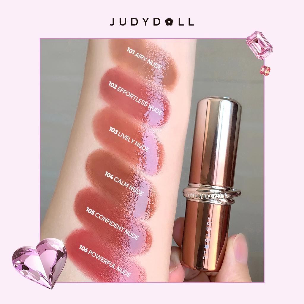Judydoll Stay Shine PDRN Moisturizing Semi-Gloss Lipstick 110 Sunstone