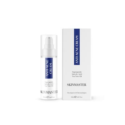 Skinmaster Anti-Acne Cream 50ml - Dermatologist-Recommended Skincare for Acne-Prone Skin with Salicylic Acid & Niacinamide