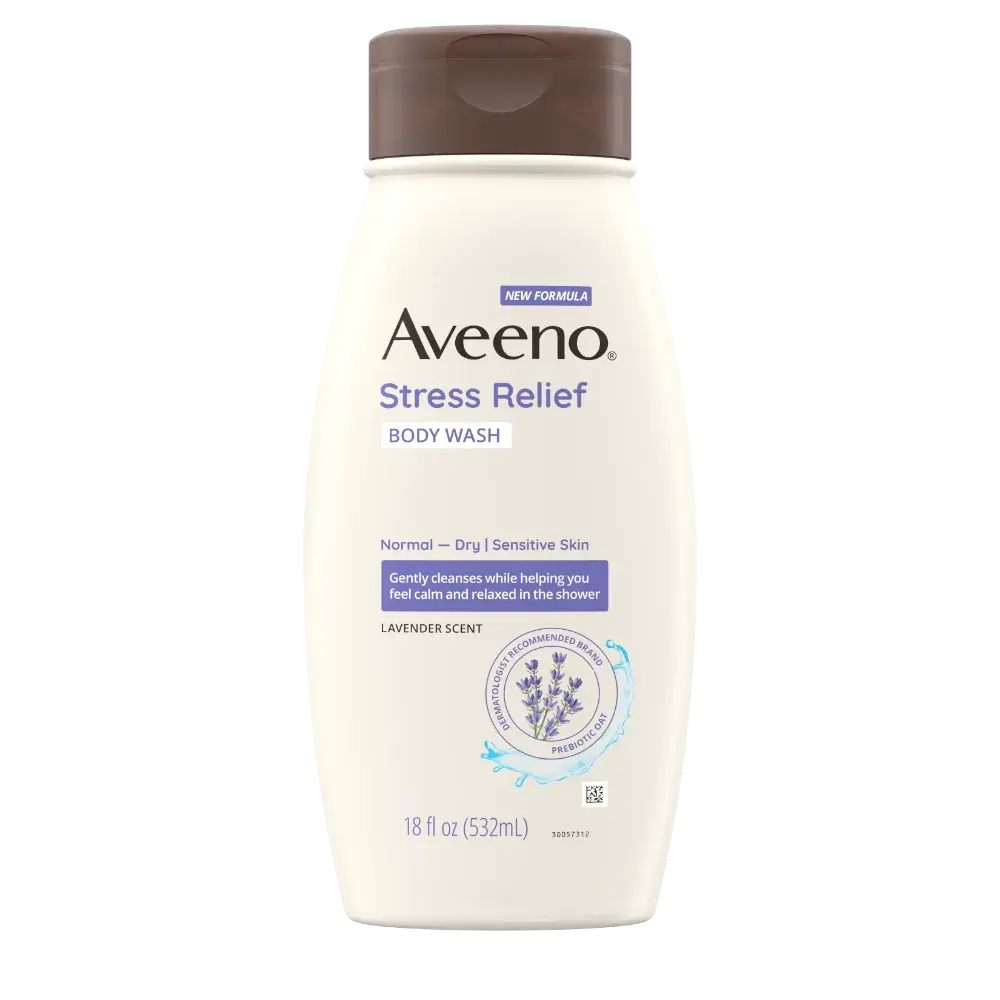 Aveeno Stress Relief Oat Body Wash Lavender Scent 18 oz Bath & Body Pasteur Pharmacy