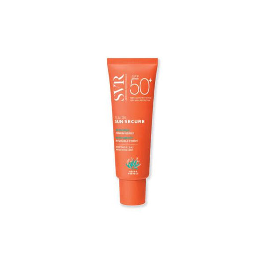 SVR Sun Secure Fluide SPF50+ Sunscreen Lotion - Water Resistant, Non-Greasy, Chemical-Free Protection