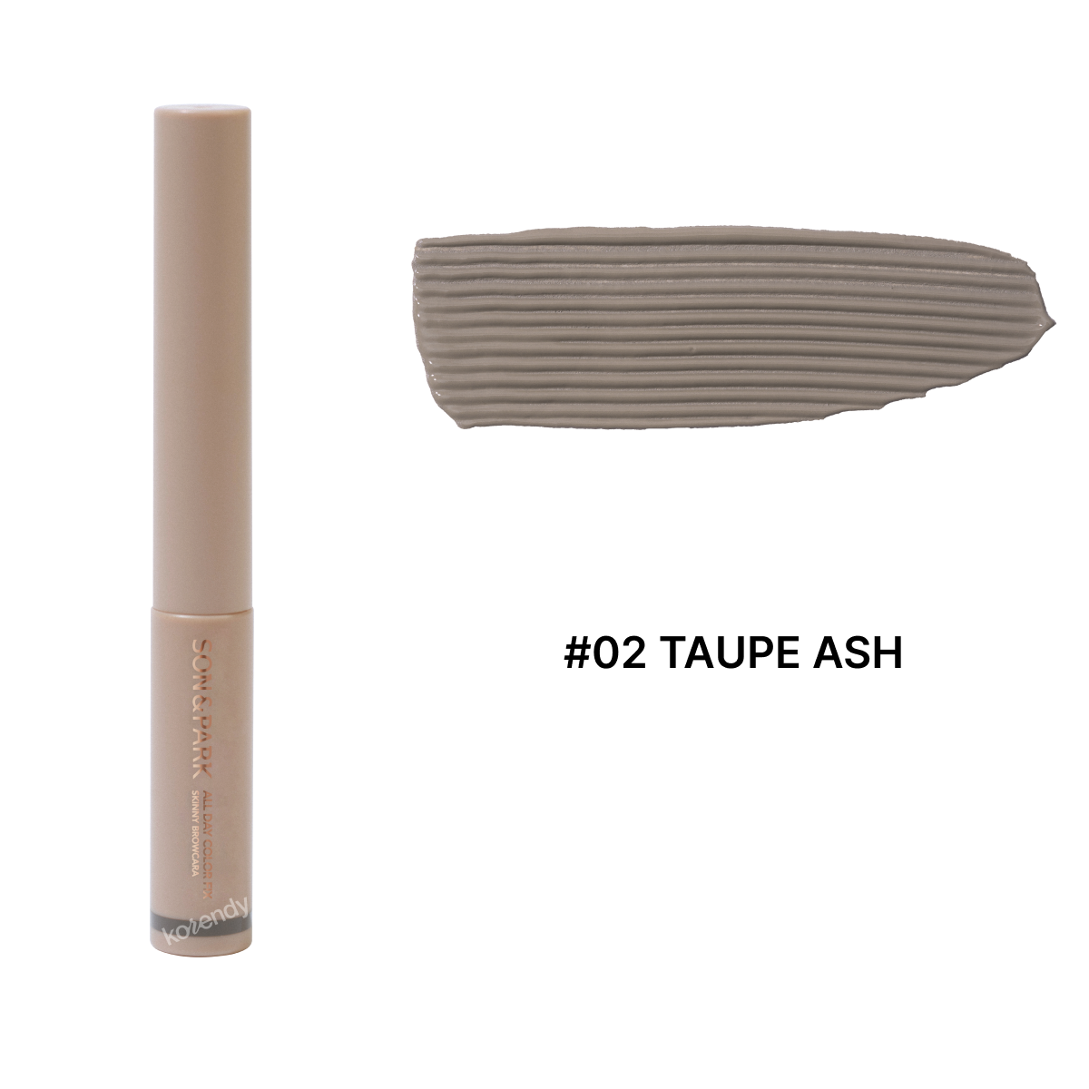Son & Park All Day Color Fix Skinny Browcara Taupe Ash 4g