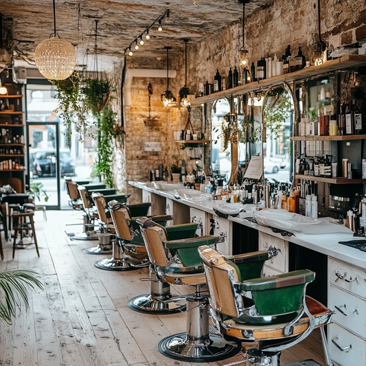 En la barbería