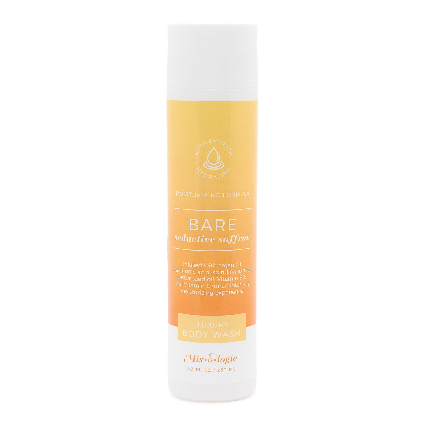 Bare (seductive saffron) | Luxury Body Wash (8.3 Fl. Oz) Women's Body Wash MIXOLOGIE