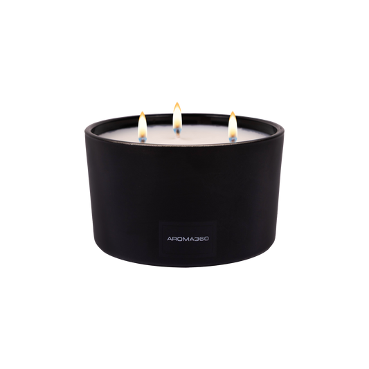 Aroma360 Iris 3-Wick Candle Candle Aroma360 Black