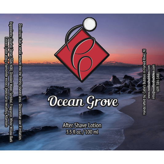 Catie's Bubbles Ocean Grove Shaving Collection Shaving Set Pasteur Pharmacy Aftershave 3.3oz
