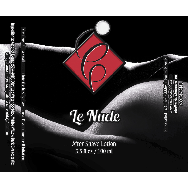 Catie's Bubbles Le Nude Shaving Collection Shaving Set Pasteur Pharmacy Aftershave 3.3oz