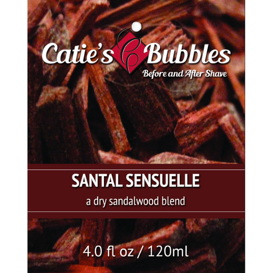 Catie's Bubbles Santal Sensuelle Shaving Collection Shaving Set Pasteur Pharmacy Aftershave 3.3oz