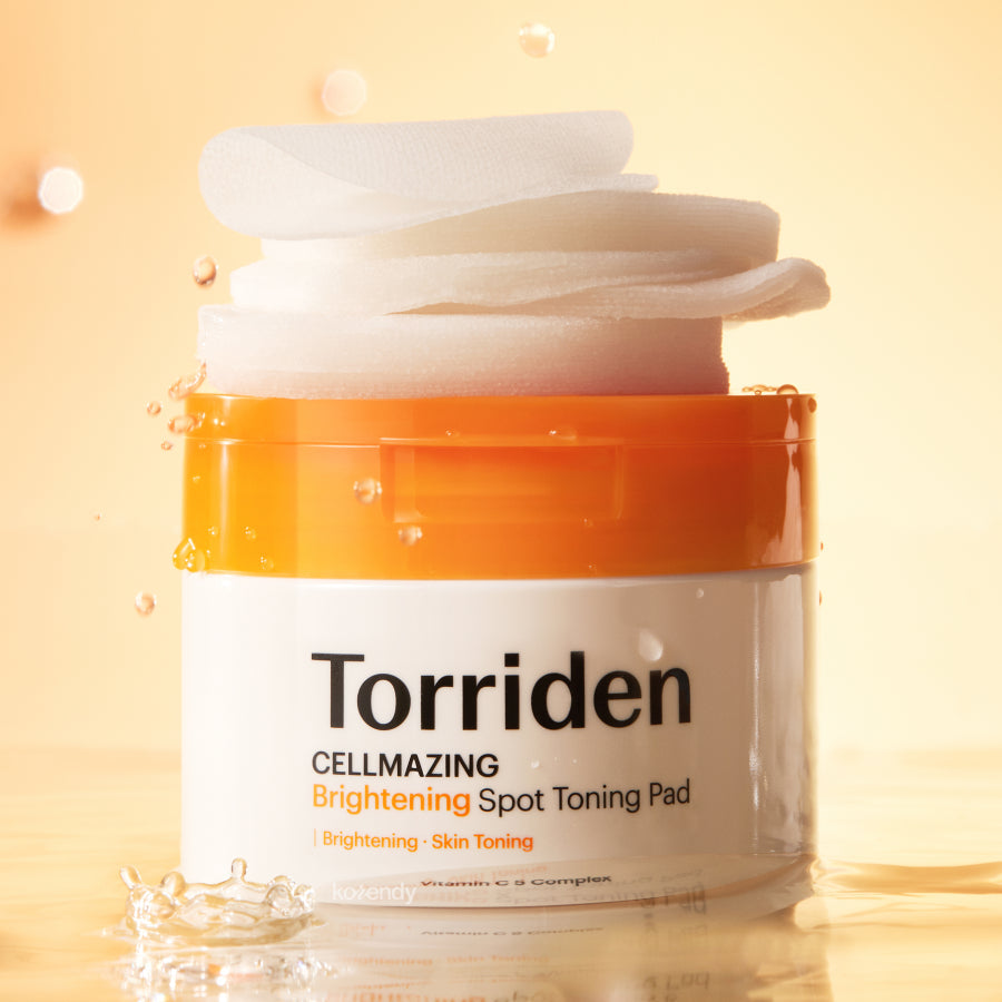 Disques tonifiants éclaircissants à la vitamine C Cellmazing Torriden 175 ml