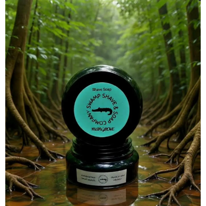 Swamp Shave & Soap Company Mangrove Shave Soap 4.2 Oz Shave Soap Pasteur Pharmacy