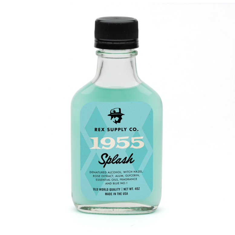 Rex Supply Co. 1955 Old World After Shave Splash 4 Oz After Shave Splash Pasteur Pharmacy