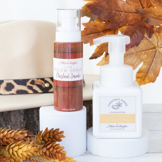 Chestnut Suede | Luxe Room Spray Large Room Spray MIXOLOGIE
