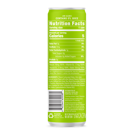 GORGIE Energy Drink - Sparkling Citrus Burst - 12 Cans Pack Energy Drink GORGIE