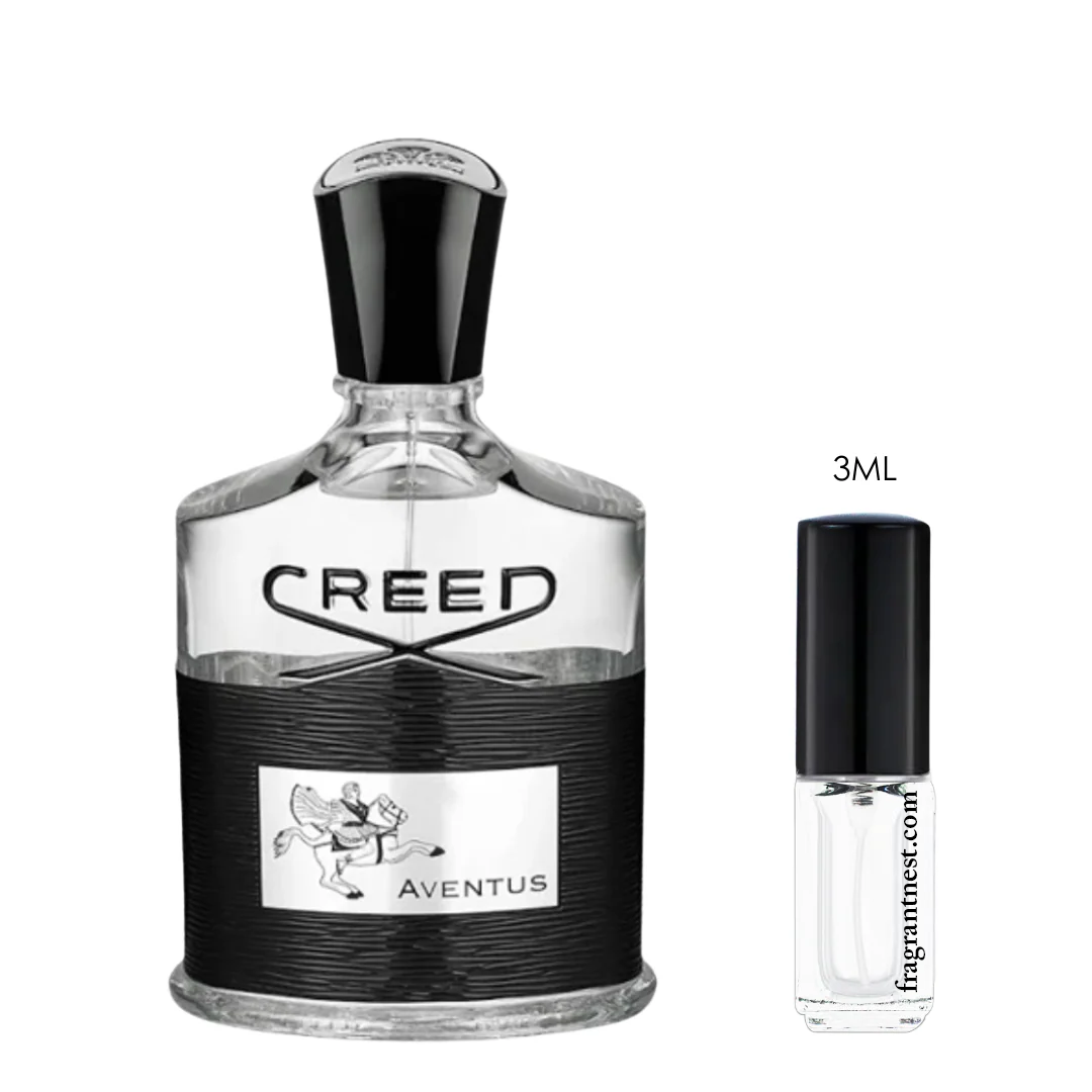 Creed Aventus Eau De Parfum Travel Spray | Sample Fragrant Nest 3mL Glass Spray (45 Sprays)