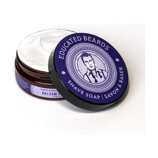 Educated Beards Balsam Eclipse Shave Soap 4 oz Shave Soap Pasteur Pharmacy