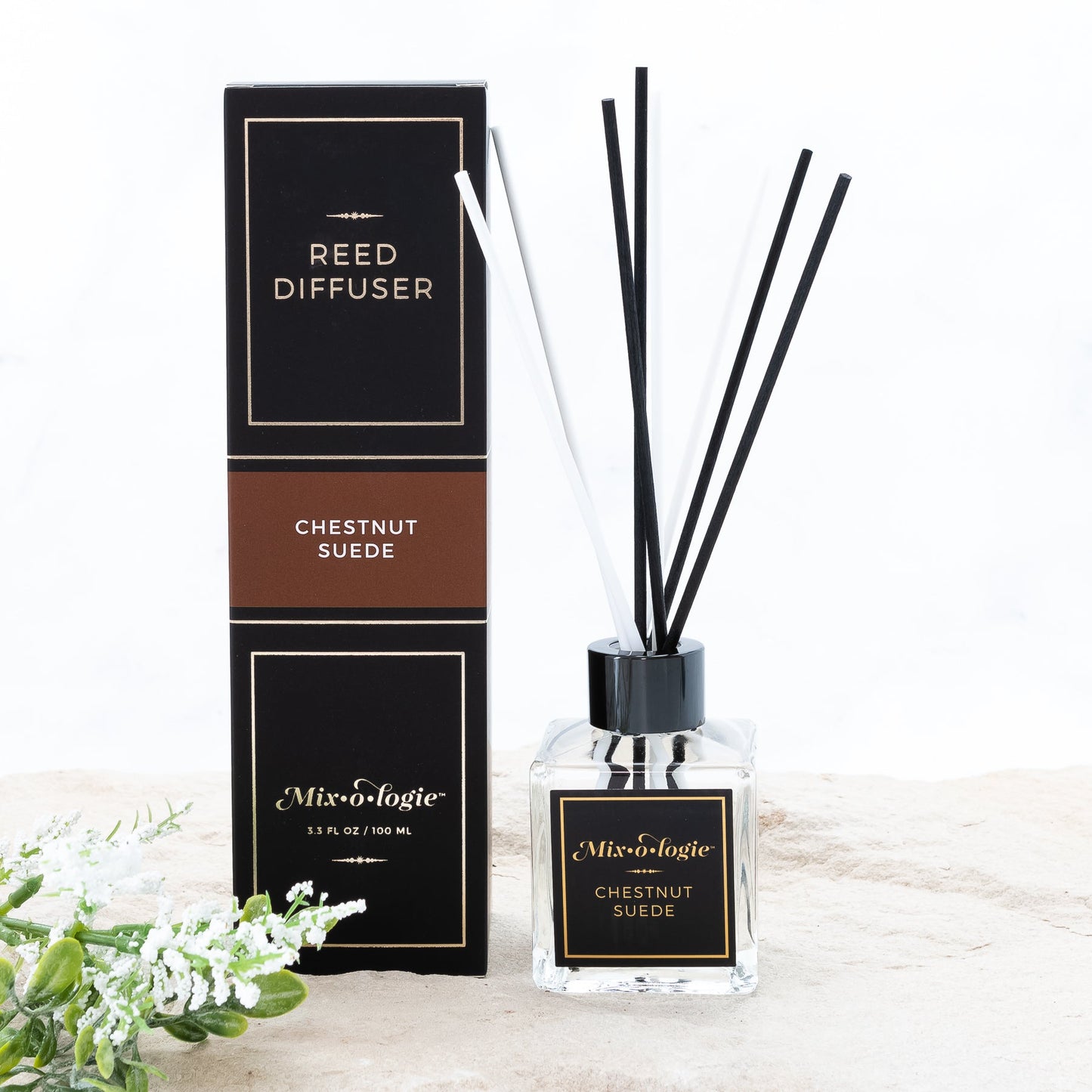 Chestnut Suede | Reed Diffuser Reed Diffuser MIXOLOGIE