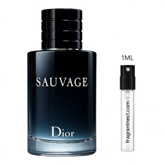 Dior Sauvage Eau De Toilette Travel Spray | Sample Fragrant Nest 1mL Sample (15 Sprays)
