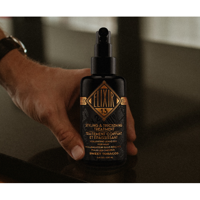 18.21 Man Made Elixir 13 Sweet Tobacco Styling & Thickening Treatment 3.4 oz Hair Styling Treatment Pasteur Pharmacy