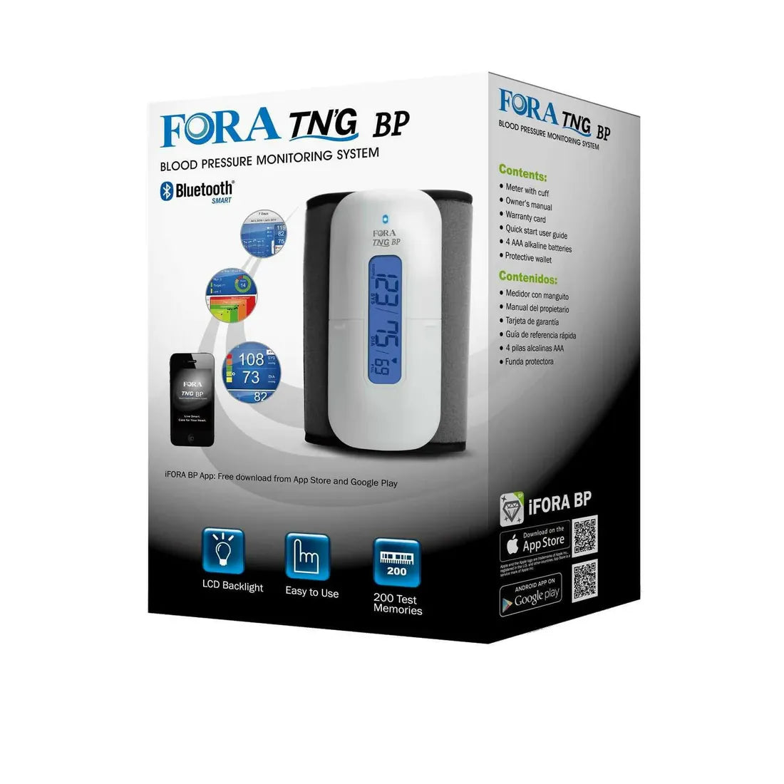 FORA Test N' Go Wireless Blood Pressure Monitor Blood Pressure Monitors Pasteur Pharmacy