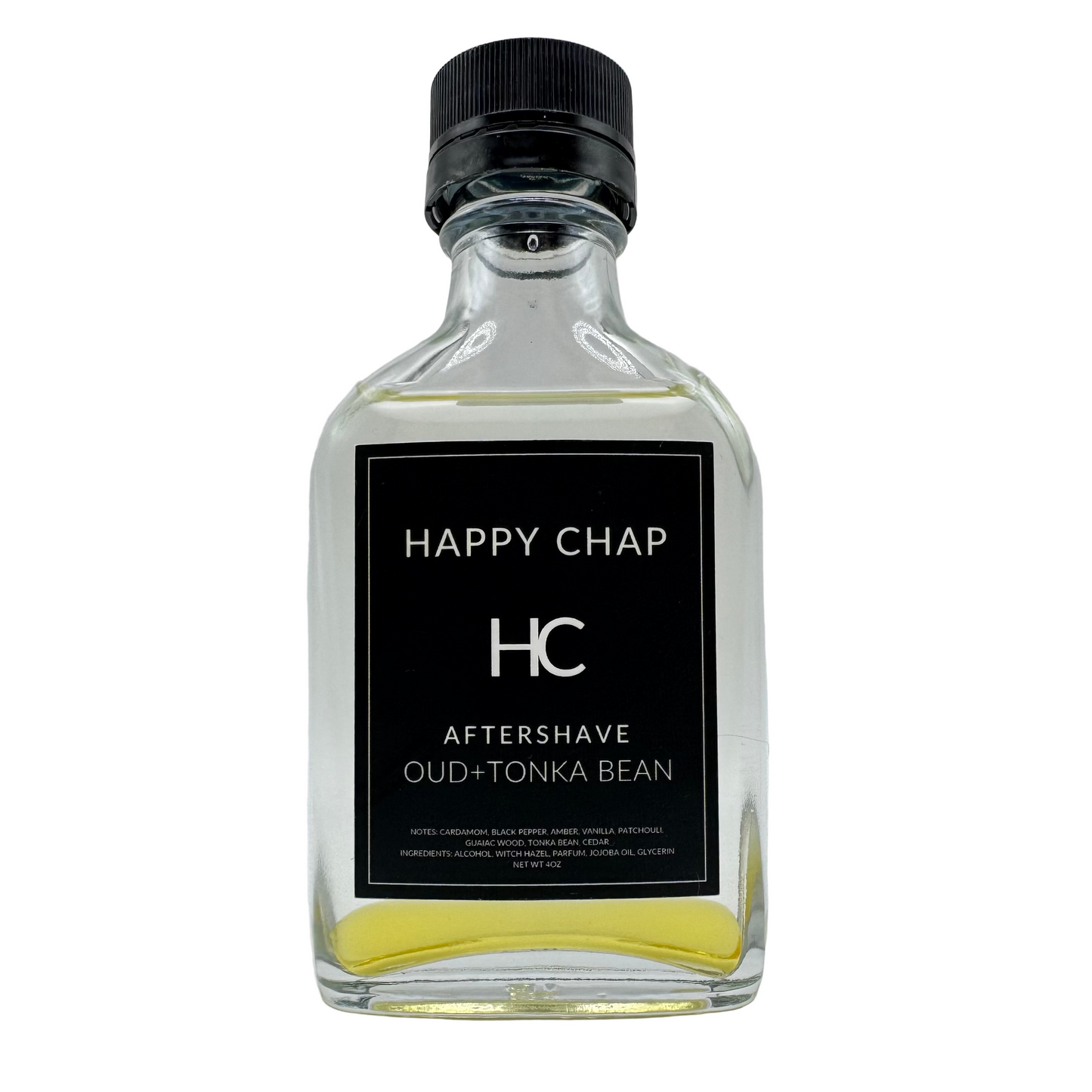 Happy Chap Oud + Tonka Bean Shaving Collection Shaving Set Pasteur Pharmacy Aftershave Splash 4oz