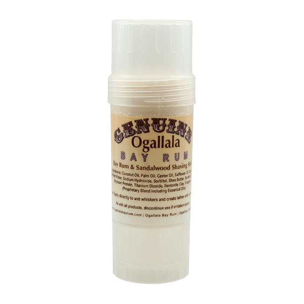 Ogallala Bay Rum & Sandalwood Shaving Stick 2.5 Oz Shaving Stick Pasteur Pharmacy