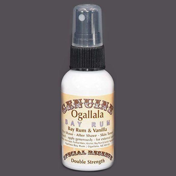 Ogallala Bay Rum & Vanilla Pre Shave - After Shave - Skin Toner 2 Oz Pre-Shave After Shave - Skin Toner Spray Pasteur Pharmacy
