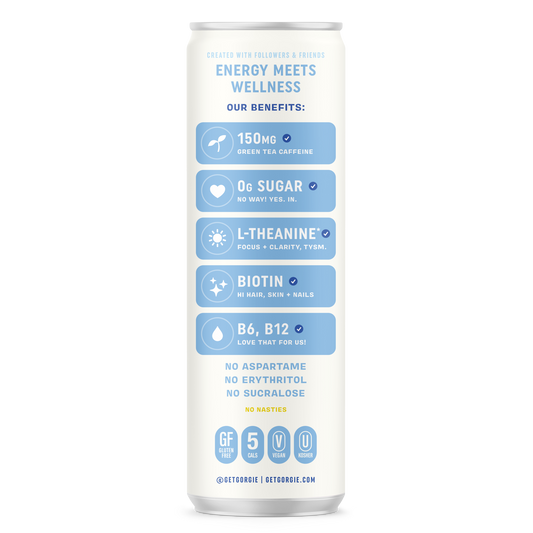 GORGIE Alfred Citrus Energy Seltzer - 12 Cans Pack Energy Drink GORGIE