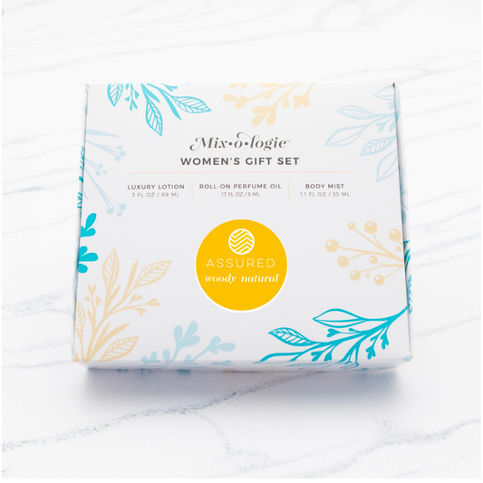 Assured (Natural) | Gift Set Trio Box Gift Set MIXOLOGIE