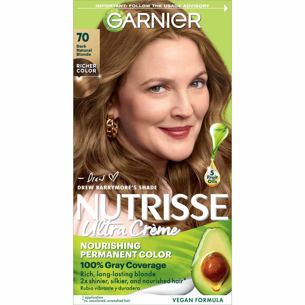 Garnier Nutrisse Ultra Color Nourishing Color Creme 70 Dark Natural Blonde Hair Color Pasteur Pharmacy