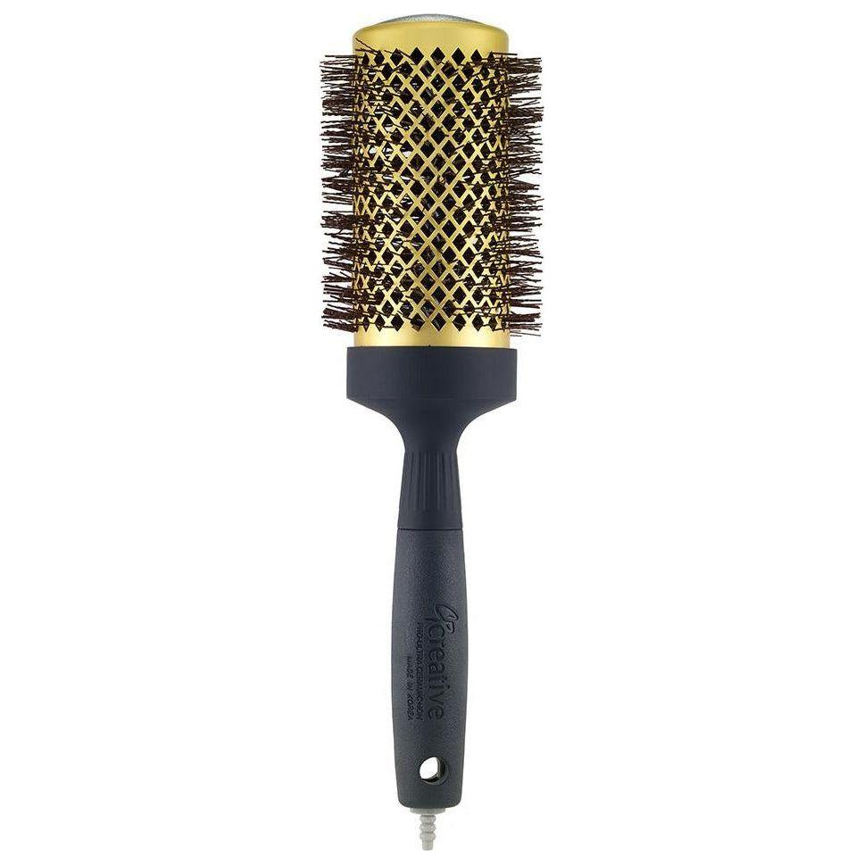 Gold Nano Wavy Ion Ceramic Hair Brush Hair Brush Pasteur Pharmacy 3"(CR133-G)