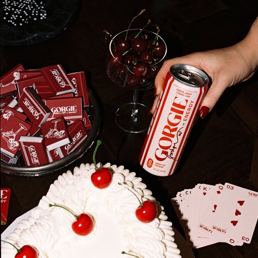 GORGIE Jordyn Jones' Cherry Lime - 12 Cans Pack Energy Drink GORGIE