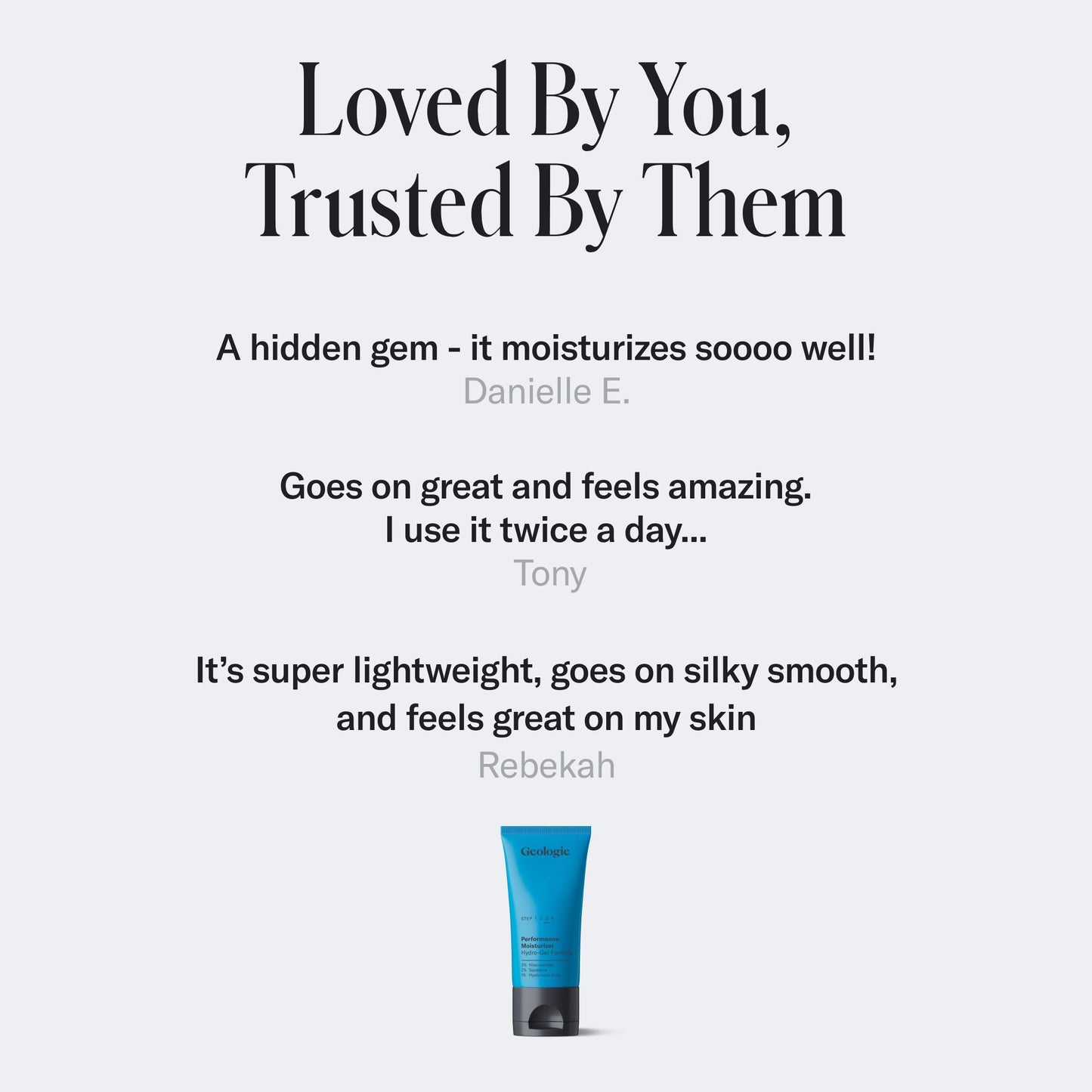 Geologie Hydro-Gel Moisturizer Face Cream Full Size Bottle Geologie