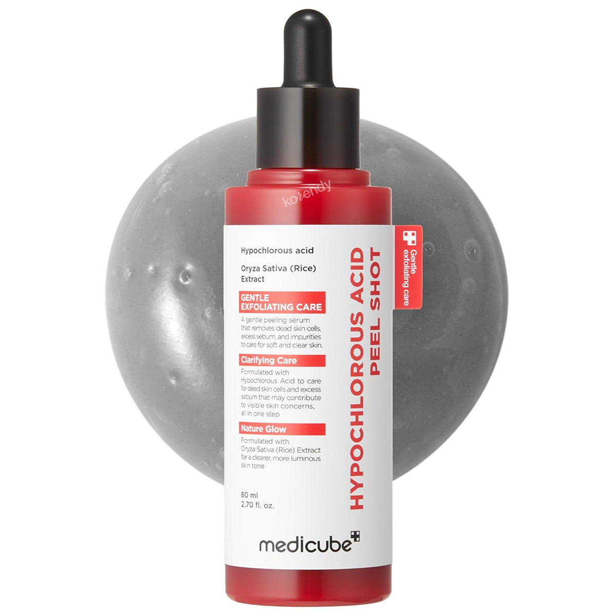 Medicube Hypochlorous Acid Rice Peel Shot Pore Purifying Serum 80ml