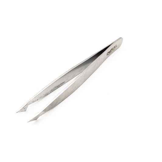 Dural Slant Tweezer Classic Silver Tweezer Pasteur Pharmacy