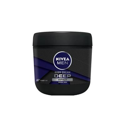 Nivea Men Deep: Loción para manos y cuerpo de 400 ml - Crema hidratante con aroma amaderado y especiado para piel normal - Hidratación duradera