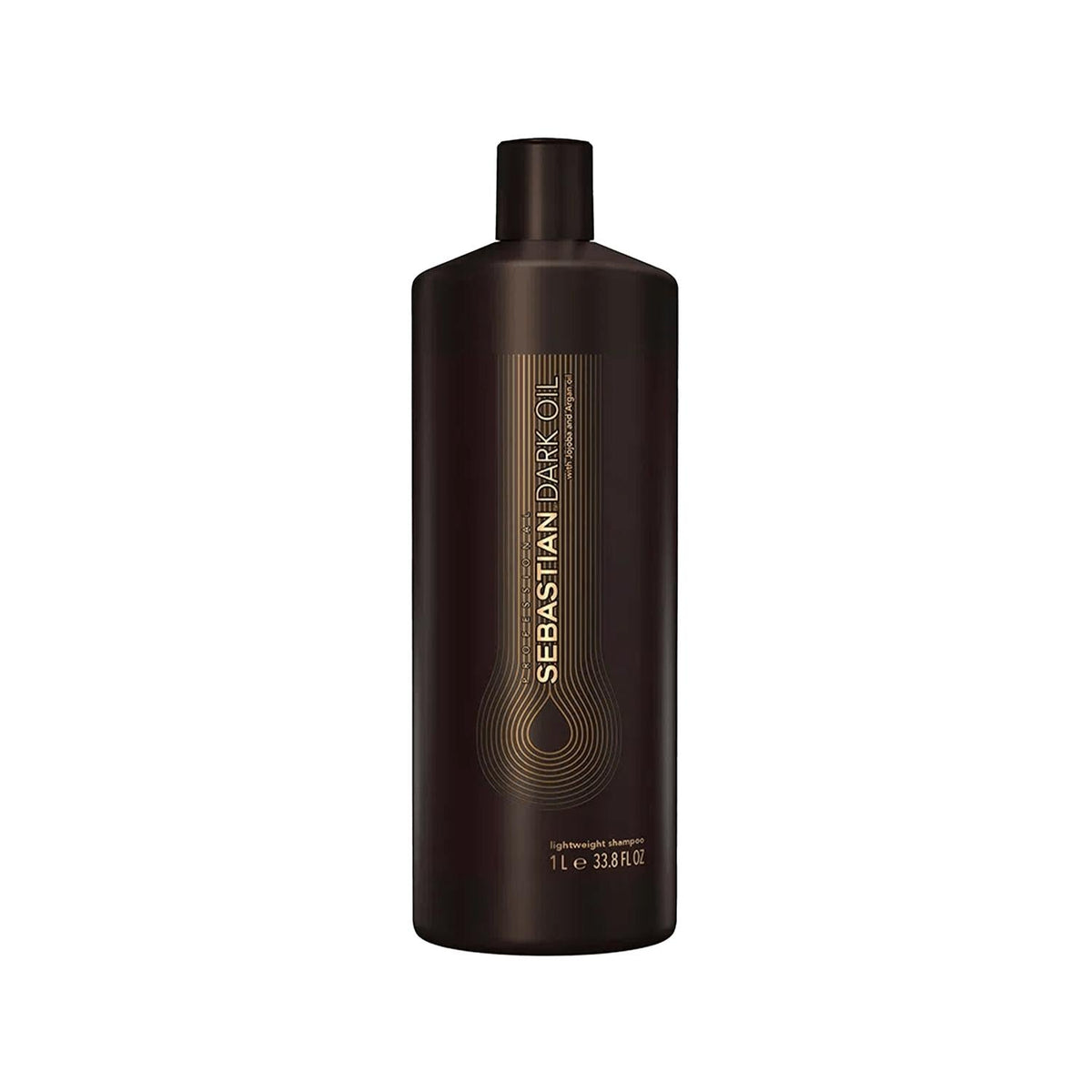Sebastian Dark Oil Hair Care Shampoo - 1000ml Nourishing Formula for Dry or Damaged Hair