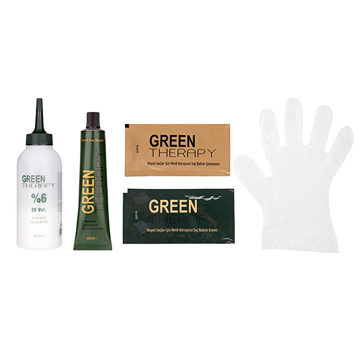 Green Therapy Ammonia-Free Argan Oil Hair Dye - Nourishing, Chemical-Free Hair Coloring for Natural Look