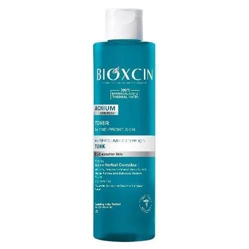 Bioxcin Acnium : Tonique anti-acné végétalien cliniquement testé - Réduit les éruptions cutanées et améliore la clarté de la peau avec un tonique facial pour peaux à tendance acnéique, 200 ml