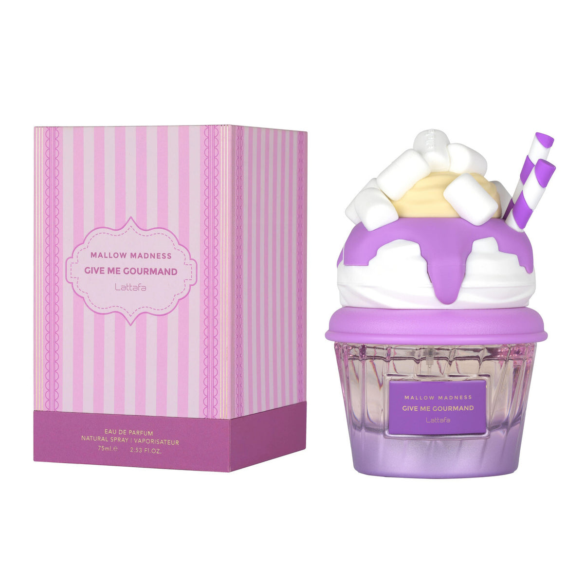 LATTAFA GIVE ME GOURMAND MALLOW MADNESS 2.53 EAU DE PARFUM SPRAY