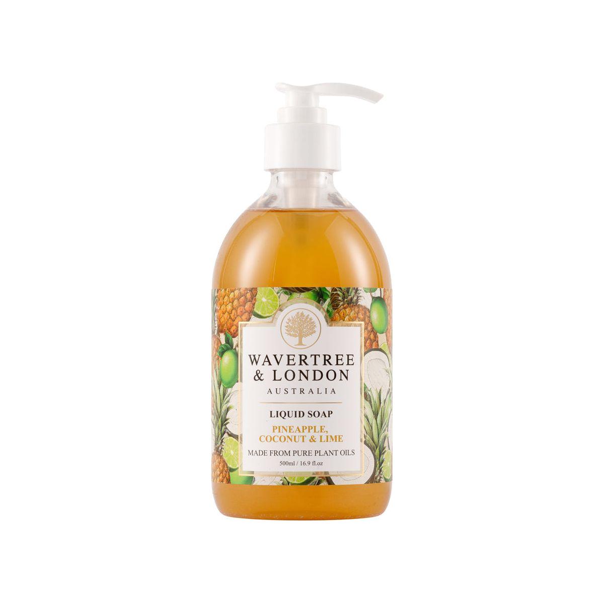 Wavertree & London Natural Pineapple, Coconut & Lime Liquid Soap 7 Oz Liquid Soap Pasteur Pharmacy