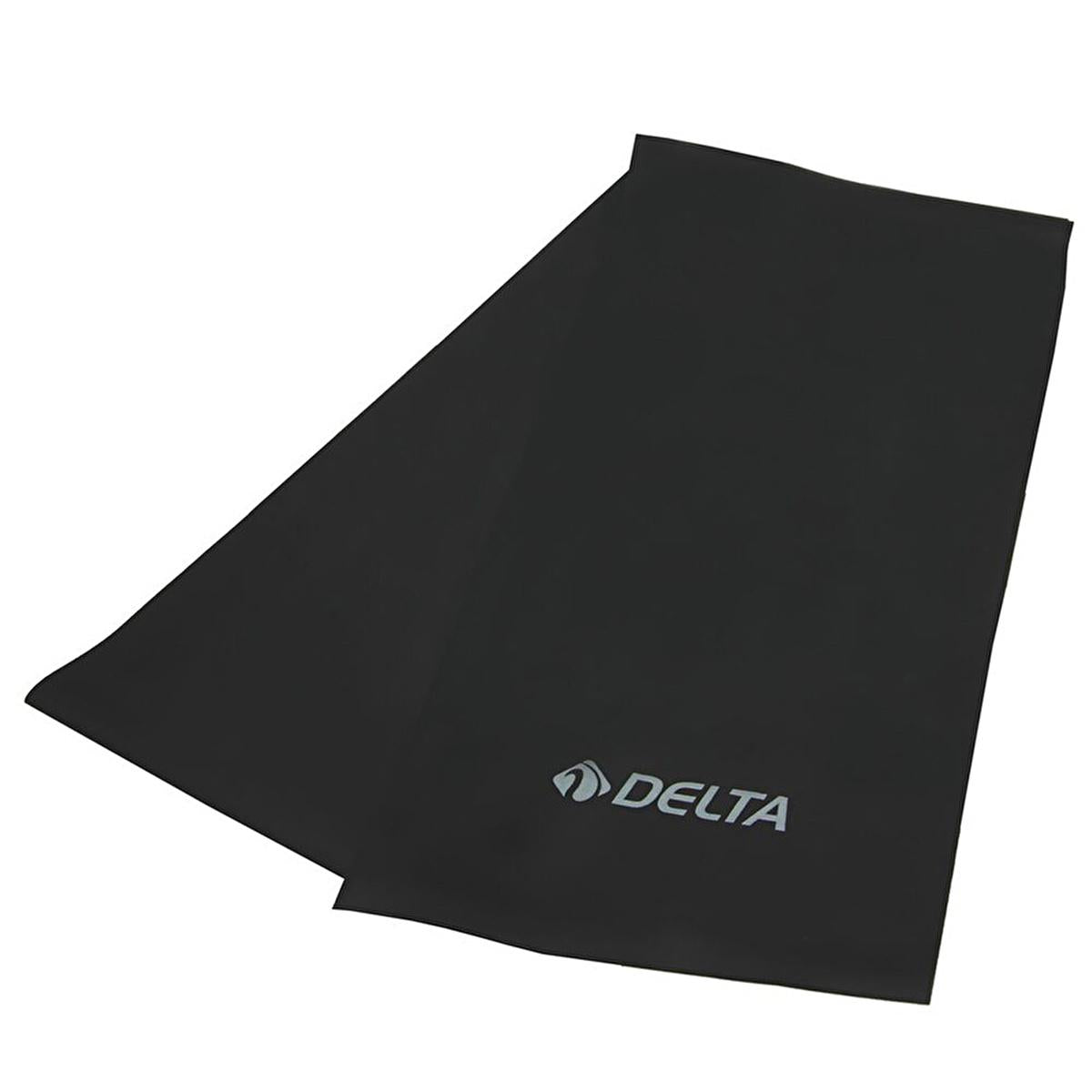 Banda de resistencia de pilates Delta Black - Banda de ejercicio de alta resistencia para entusiastas del fitness - 47,24 pulgadas de longitud