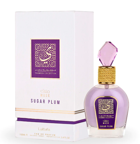 Lattafa Musk Sugar Plum Thameen Collection Eau De Parfum Unisex Fragrance Lattafa