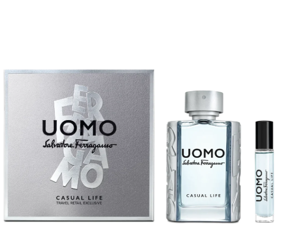 Salvatore Ferragamo Uomo Casual Life 2 Piece Gift Set Men's Gift Sets Salvatore Ferragamo