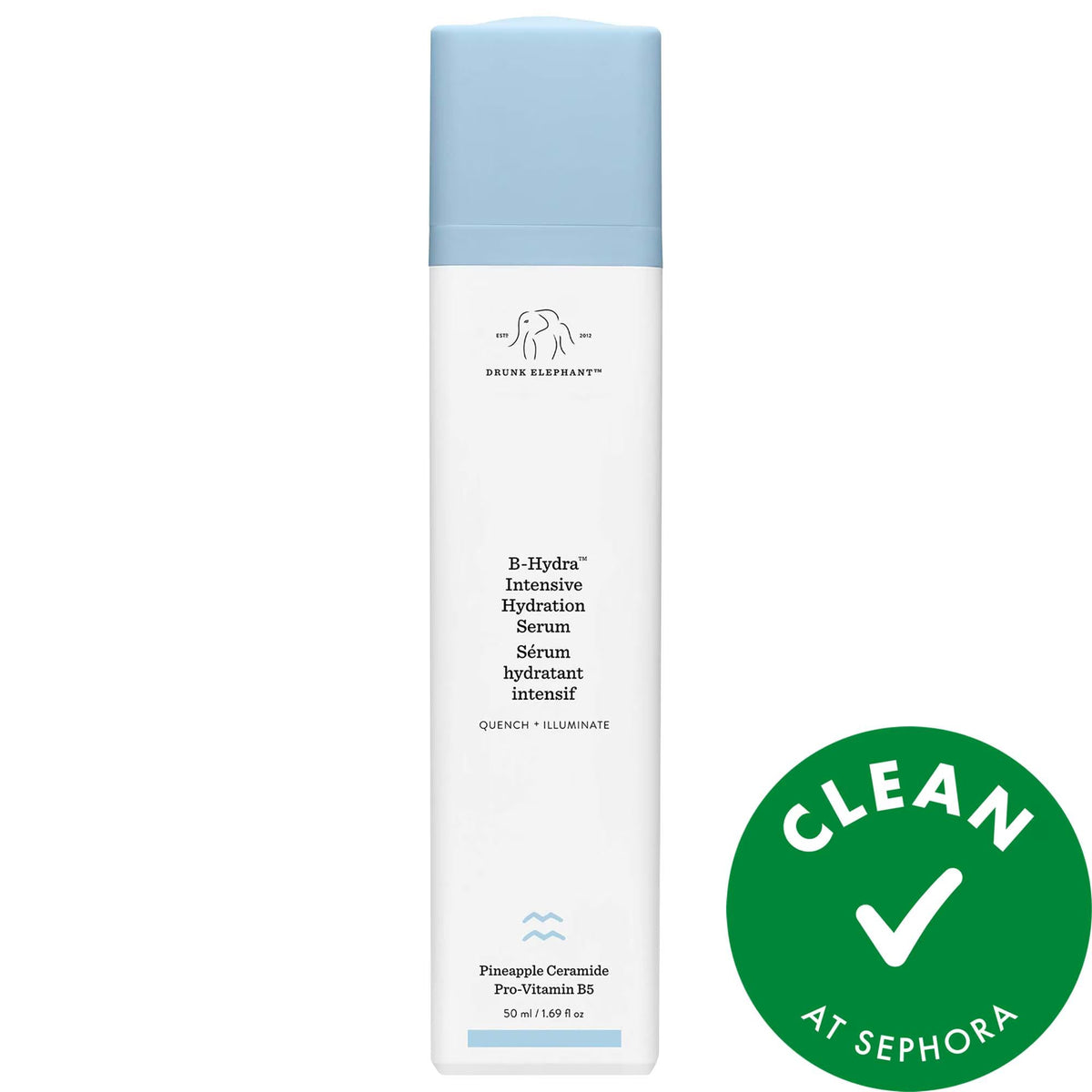Drunk Elephant B-Hydra: Intensive Hydrating Facial Serum - Hyaluronic Acid for Dry Skin, Fine Lines & Radiant Complexion | Vegan & Cruelty-Free