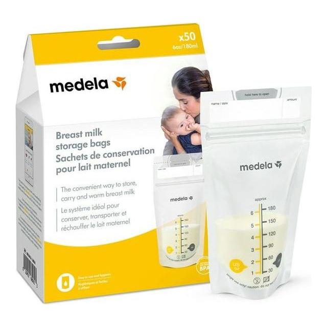 Sachets de conservation de lait maternel Medela 180 ml - 50 unités